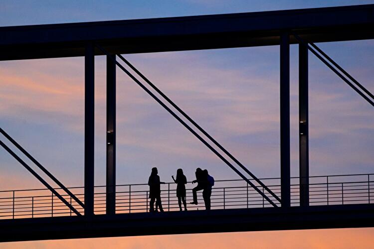 Sonnenuntergänge in Berlin