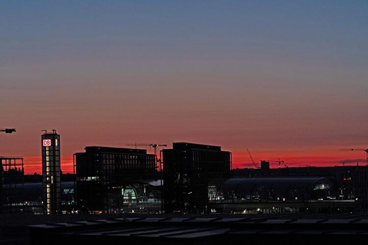 Sonnenuntergänge in Berlin