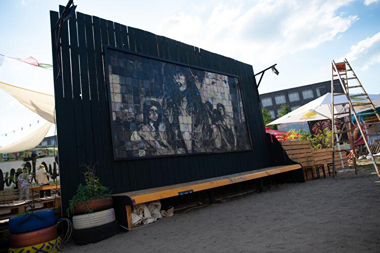 Fariba Lenzens Riesen-Tattoo