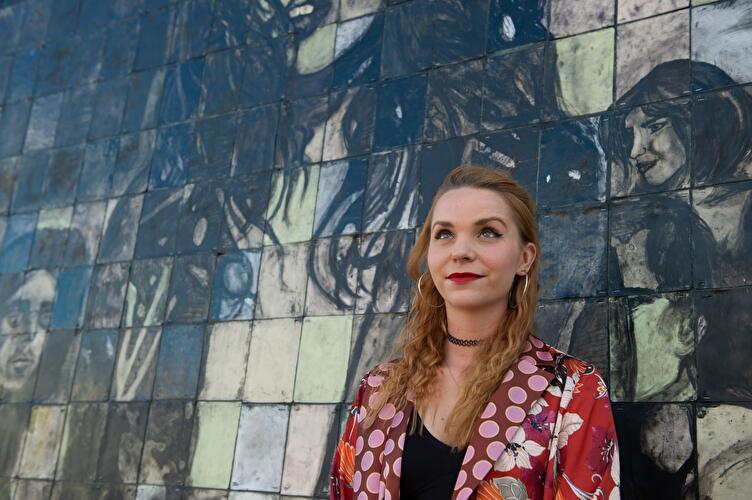 Fariba Lenzens Riesen-Tattoo