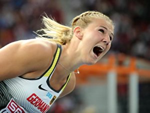 Speerwurf der Frauen: Christin Hussong