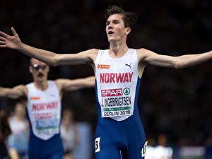 5000 m der Männer: Jakob Ingebrigtsen