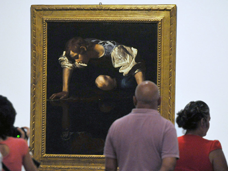 Narcissus (Narziss) von Caravaggio