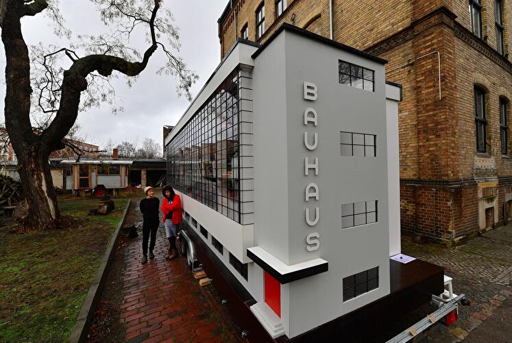 Mini-Bauhaus auf Rädern