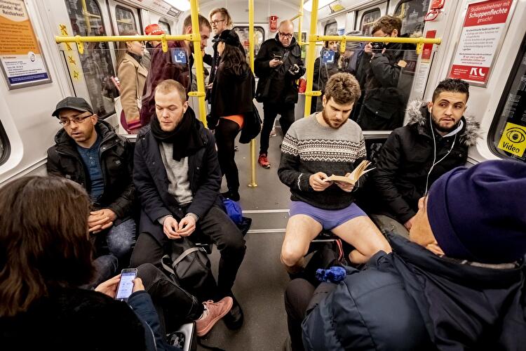 No Pants Subway Ride