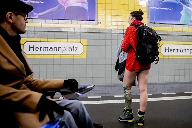 No Pants Subway Ride
