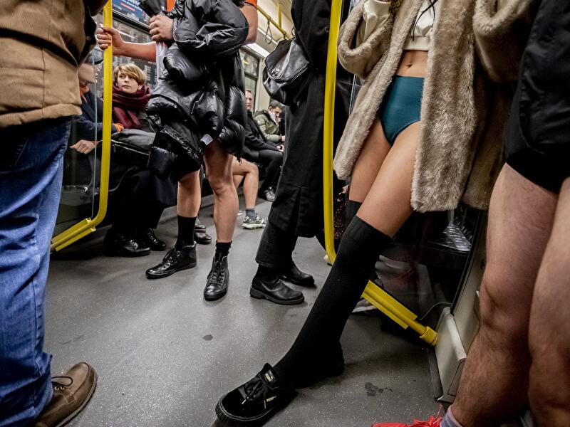 No Pants Subway Ride
