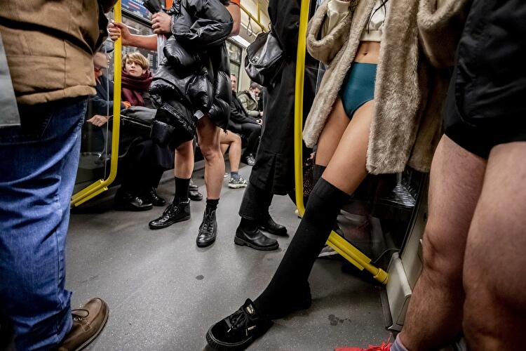 No Pants Subway Ride
