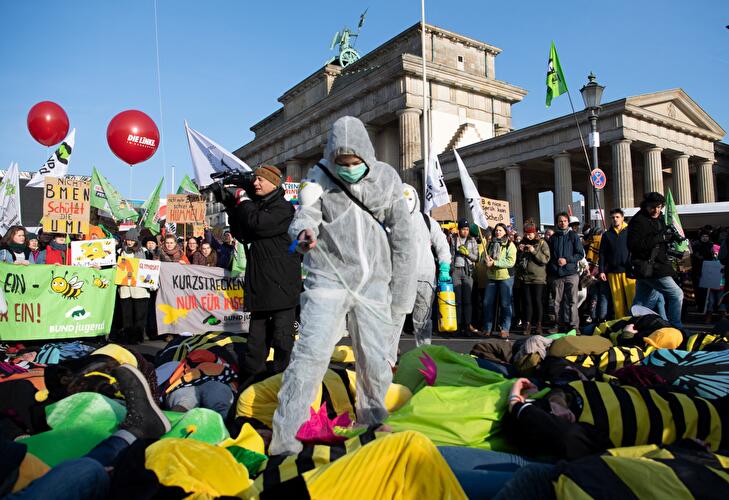 Demonstration für Agrarwende
