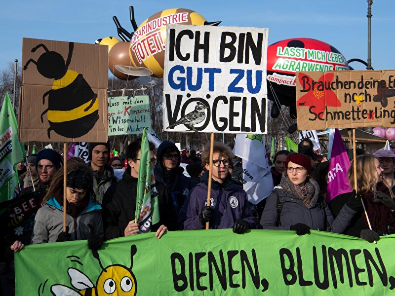 Demonstration für Agrarwende