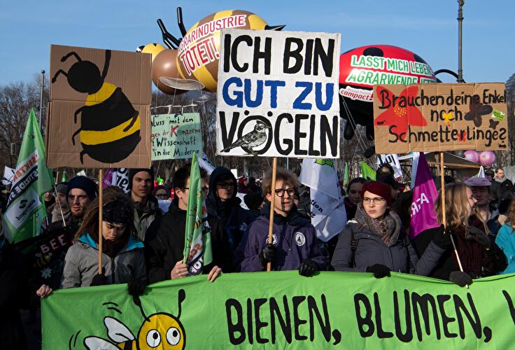 Demonstration für Agrarwende