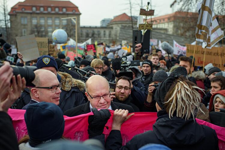 Schülerdemonstration für Klimaschutz