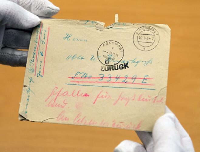 Feldpostbriefe im Museum für Kommunikation