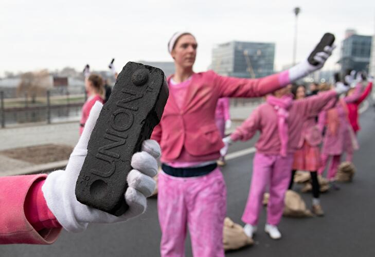 Demonstration für Kohleausstieg