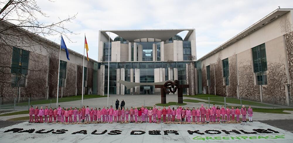 Demonstration für Kohleausstieg