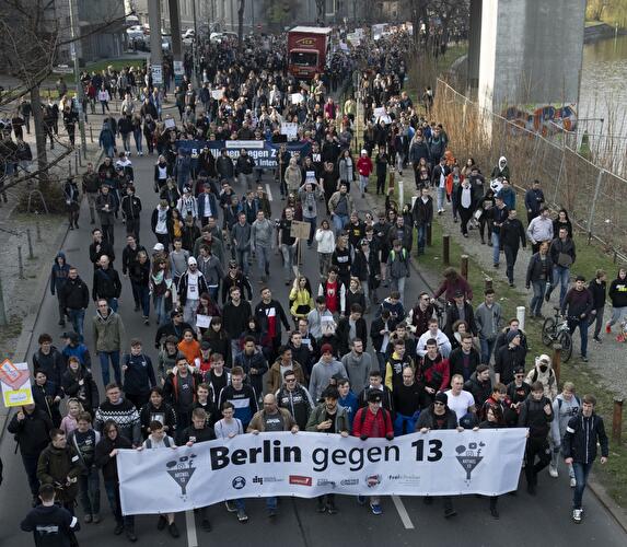 Demonstration «Berlin gegen 13»