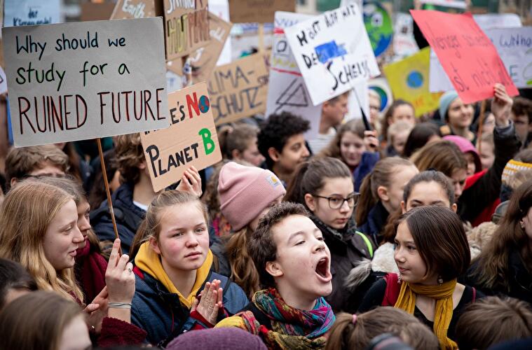 Demo: «Fridays For Future» mit Greta Thunberg