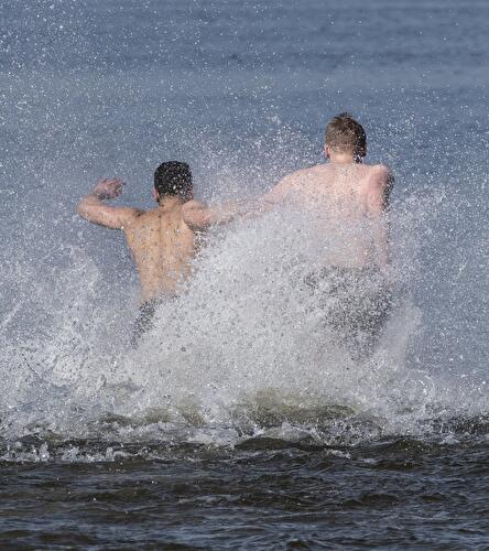 Start der Badesaison 2019 am Wannsee