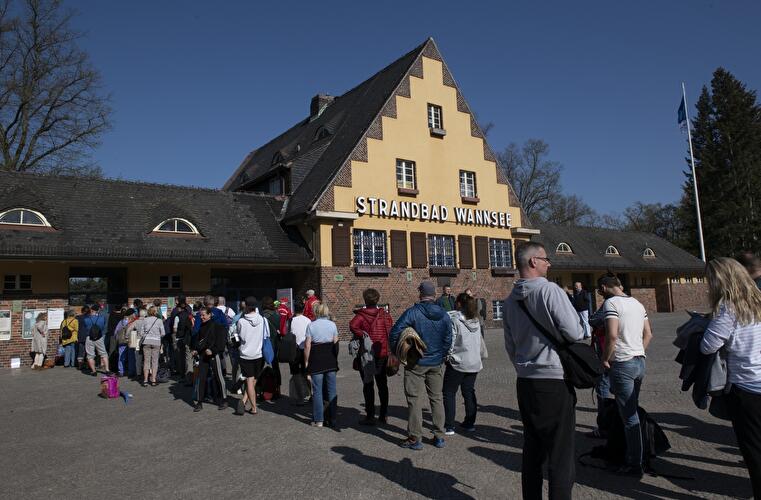 Start der Badesaison 2019 am Wannsee