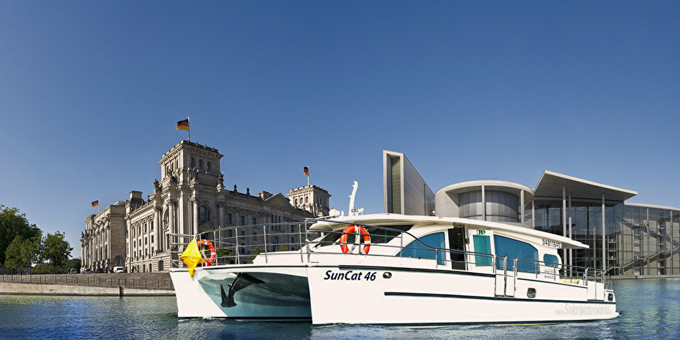 Highlights Of Berlin With The Solar Catamaran Berlin De