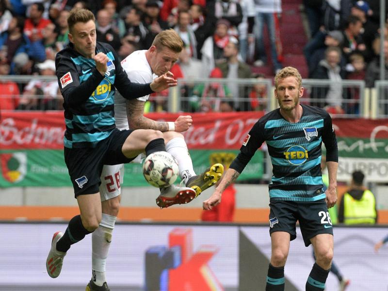 Hertha gewinnt in Augsburg mit 4:3