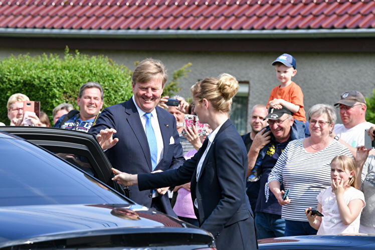 Niederländisches Königspaar besucht Brandenburg