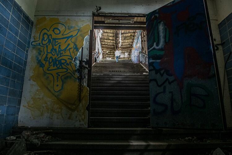 Stillgelegten Bahnhöfe Siemensstadt und Wernerwerk