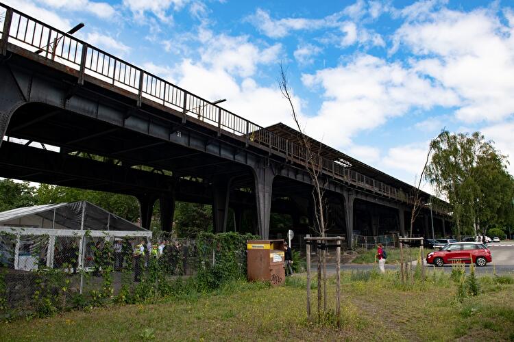 Stillgelegten Bahnhöfe Siemensstadt und Wernerwerk