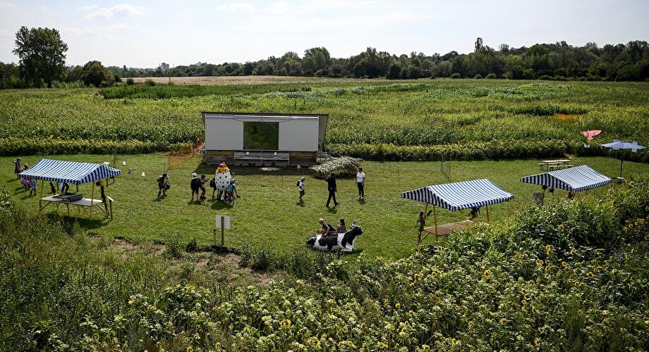 Pflanzenlabyrinth "BfR-Eiland"