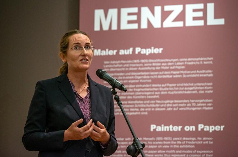 Menzel. Maler auf Papier (1)
