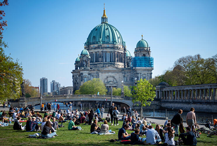 Sonniges Wetter in Berlin