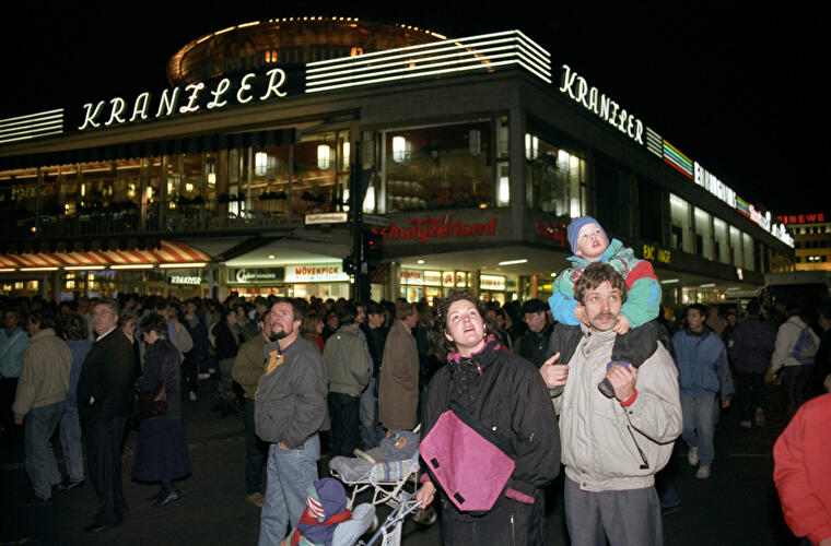 Mauerfall: Kurfürstendamm