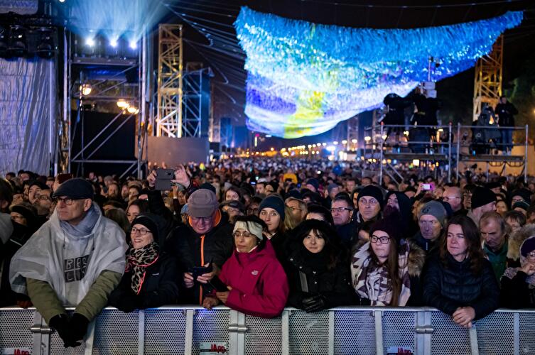 Mauerfall-Konzert am Brandenburger Tor (1)