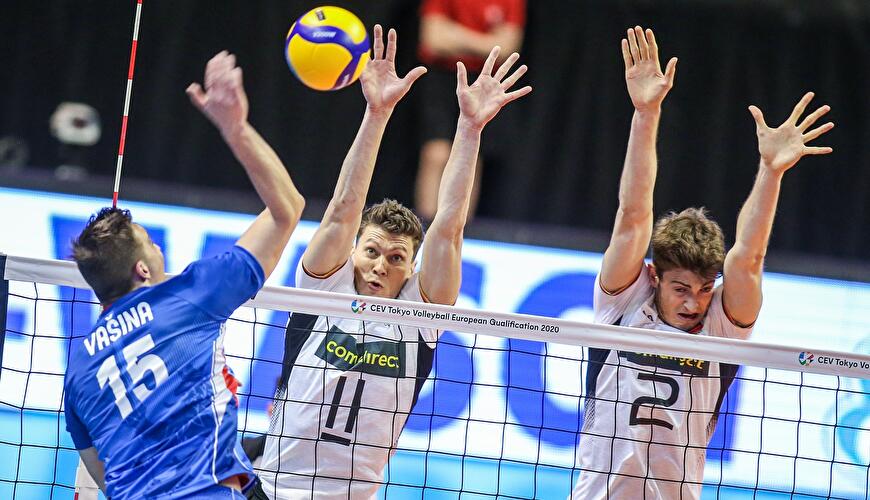 Volleyball Olympia-Qualifikation: Tschechien - Deutschland (1)