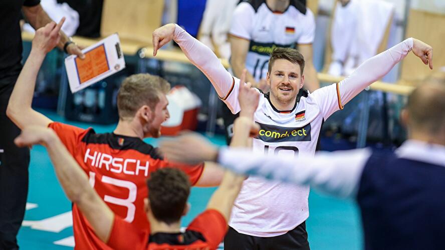 Volleyball Olympia-Qualifikation: Belgien - Deutschland (8)