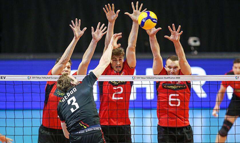 Volleyball Olympia-Qualifikation: Belgien - Deutschland (2)