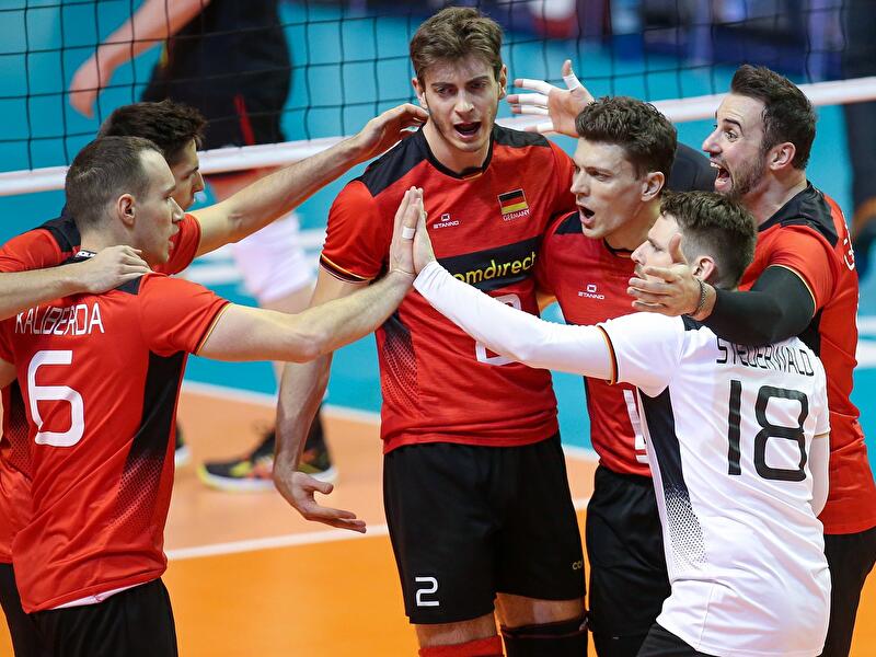 Volleyball Olympia-Qualifikation: Belgien - Deutschland (6)