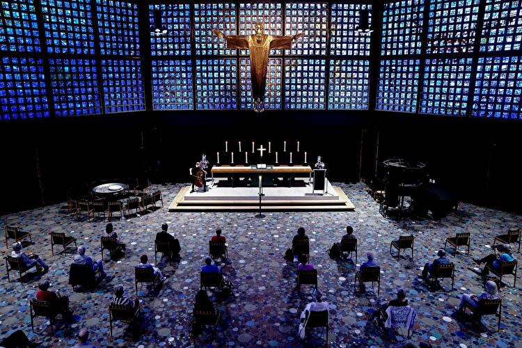 Gottesdienst in der Kaiser-Wilhelm-Gedächtnis-Kirche