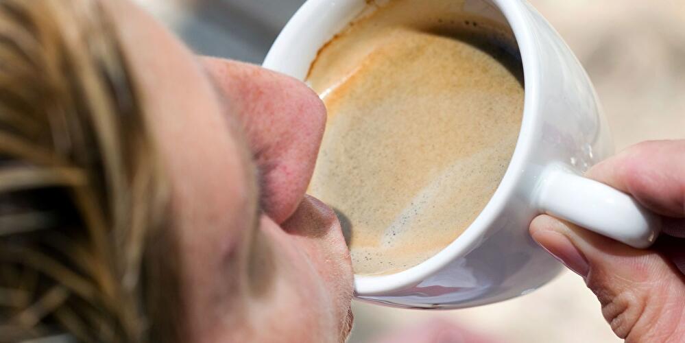 Pause mit einer Tasse Kaffee