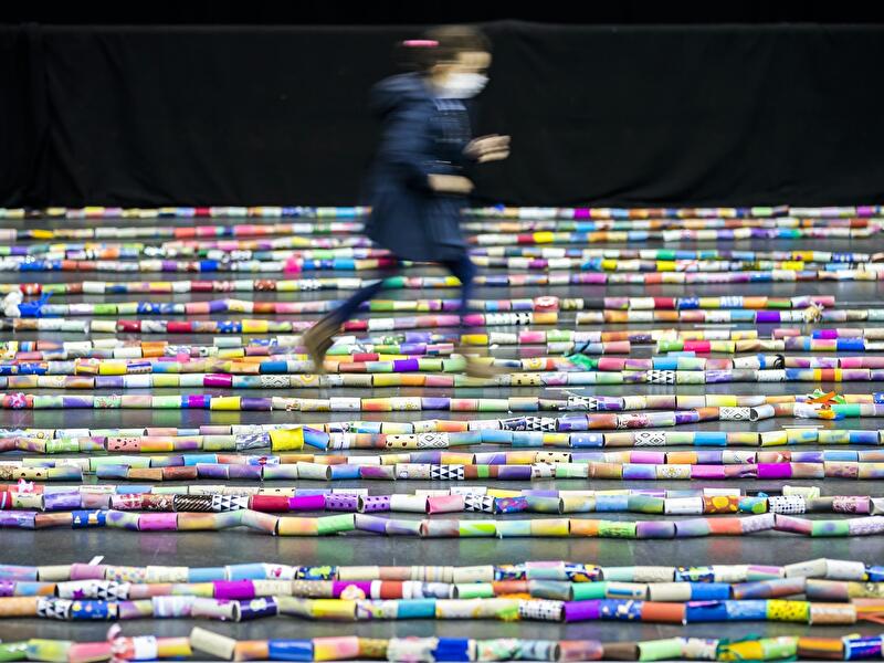 Längste Klorollenschlange der Welt (2)