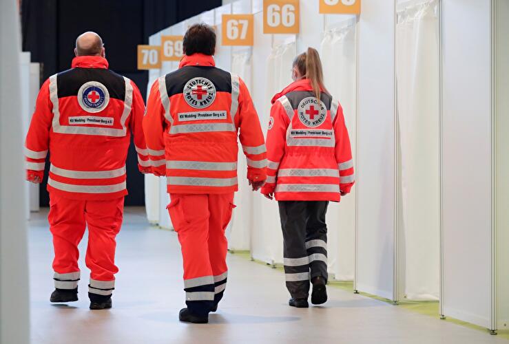 Corona Vaccination Centre Arena Berlin