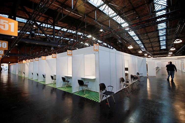 Corona Vaccination Centre Arena Berlin