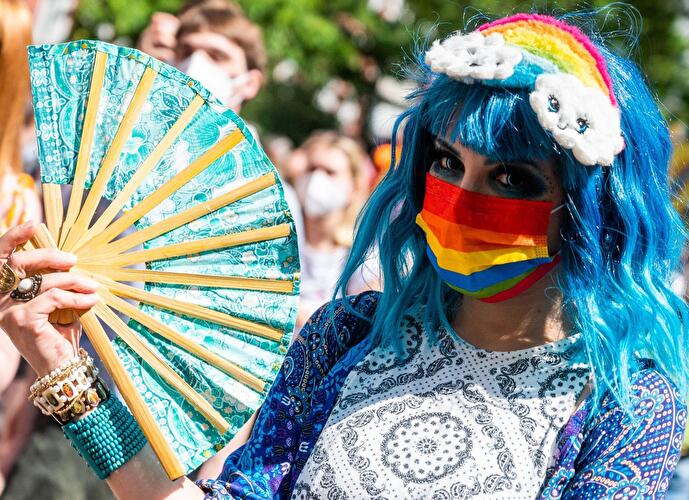 «CSD Berlin Pride» mit Sterndemo
