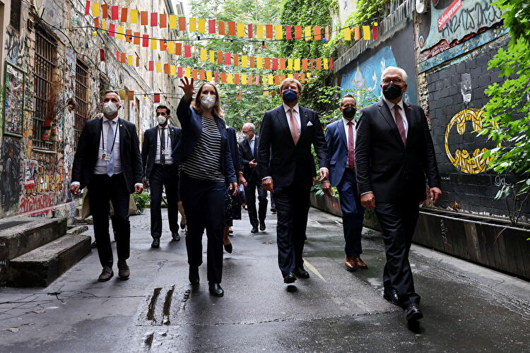 Niederländisches Königspaar besucht Deutschland (1)