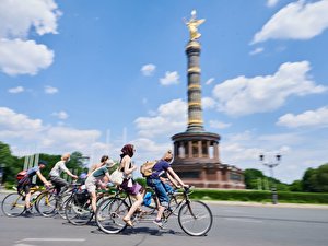 Fahrradsternfahrt in Berlin