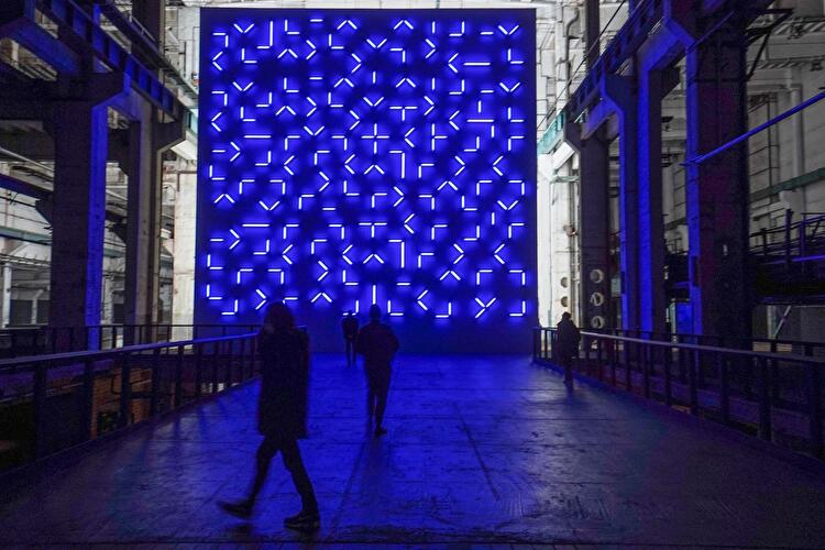 Ausstellung "Light and Space" im Kraftwerk Berlin