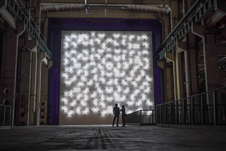Ausstellung "Light and Space" im Kraftwerk Berlin