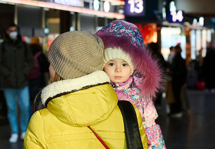 Flüchtlinge am Hauptbahnhof (1)