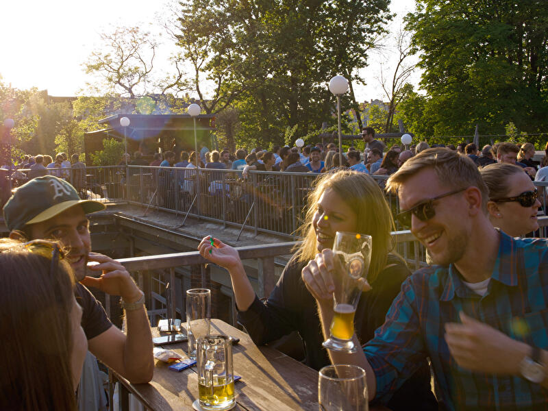 Biergarten in Berlin