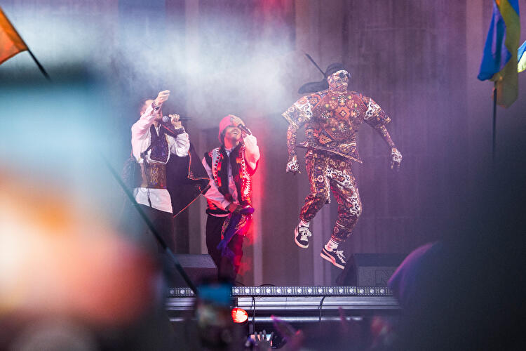 «Save Ukraine - #StopWar» am Brandenburger Tor (5)